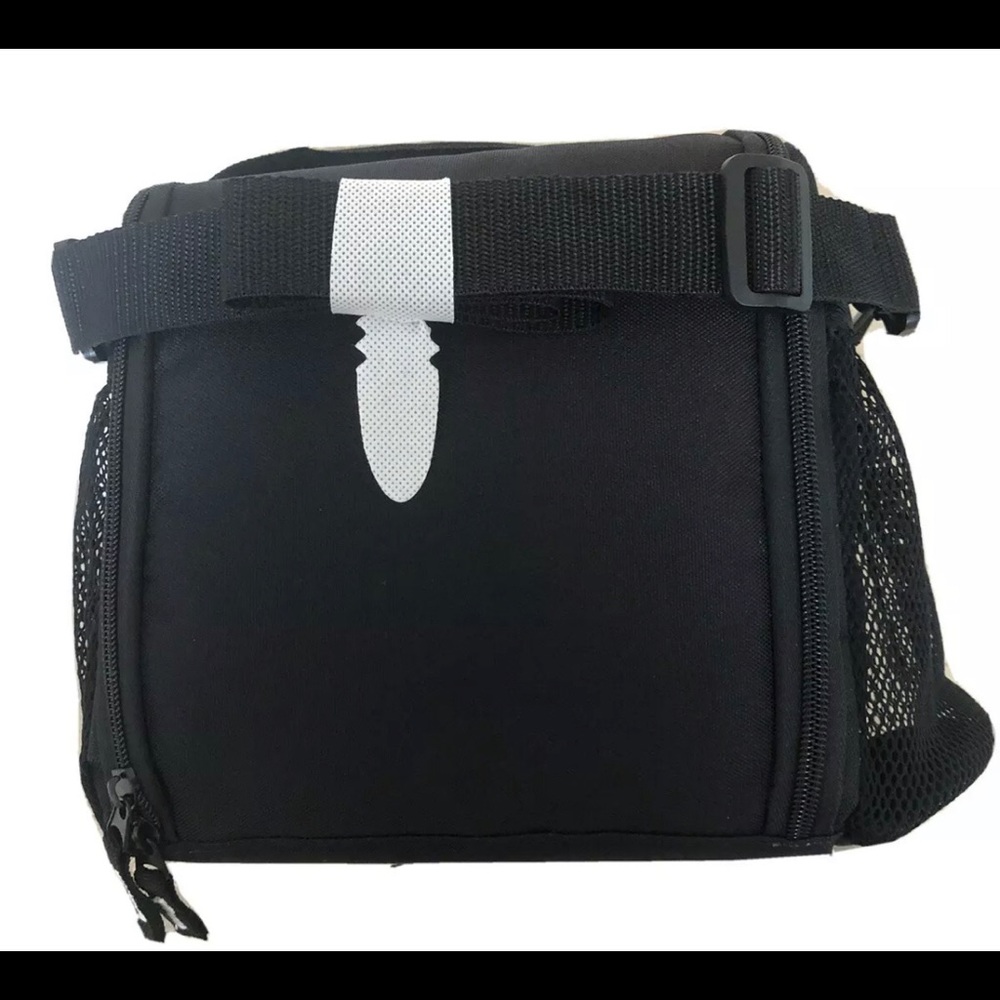 Office Depot Insulated Lunch Tote Zip Black Nwt